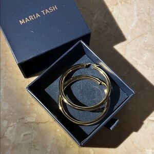 1.5” Gold Hoop Earrings